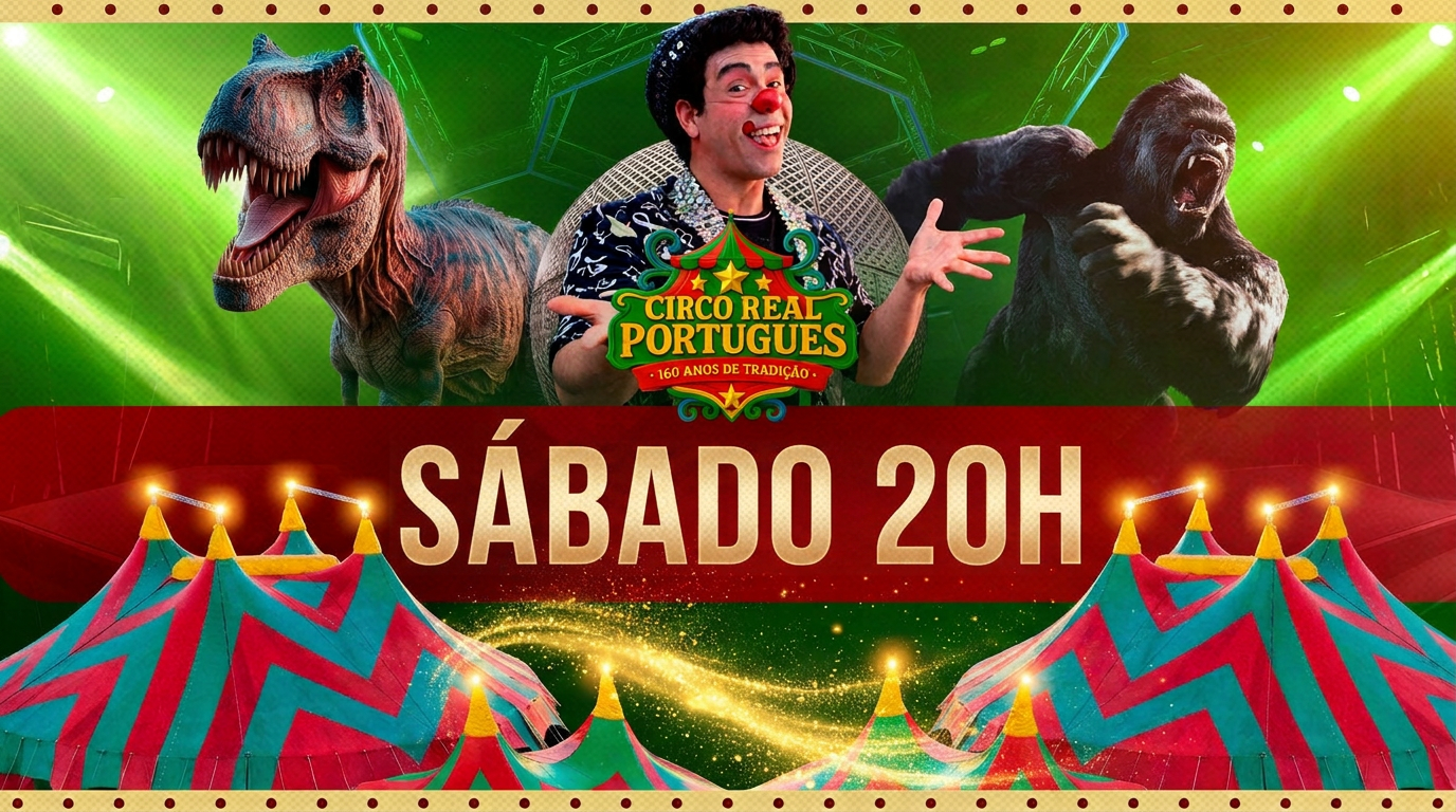 Circo Real Português| Temporada RIACHO FUNDO 1 | Sábado 13 de Junho 20h