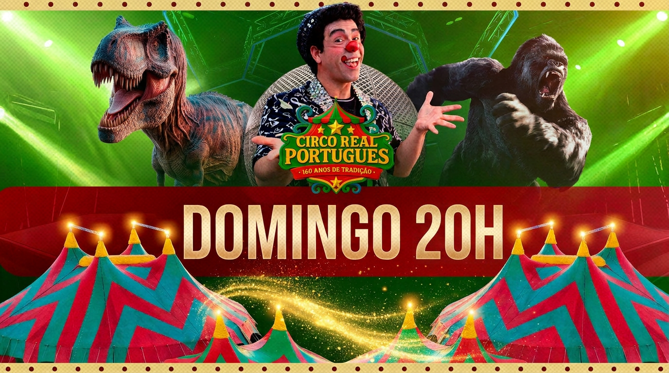 Circo Real Português| Temporada RIACHO FUNDO 1 | Domingo 14 de Junho 20h