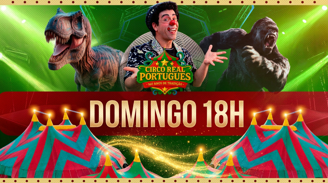 Circo Real Português| Temporada RIACHO FUNDO 1 | Domingo 14 de Junho 18h