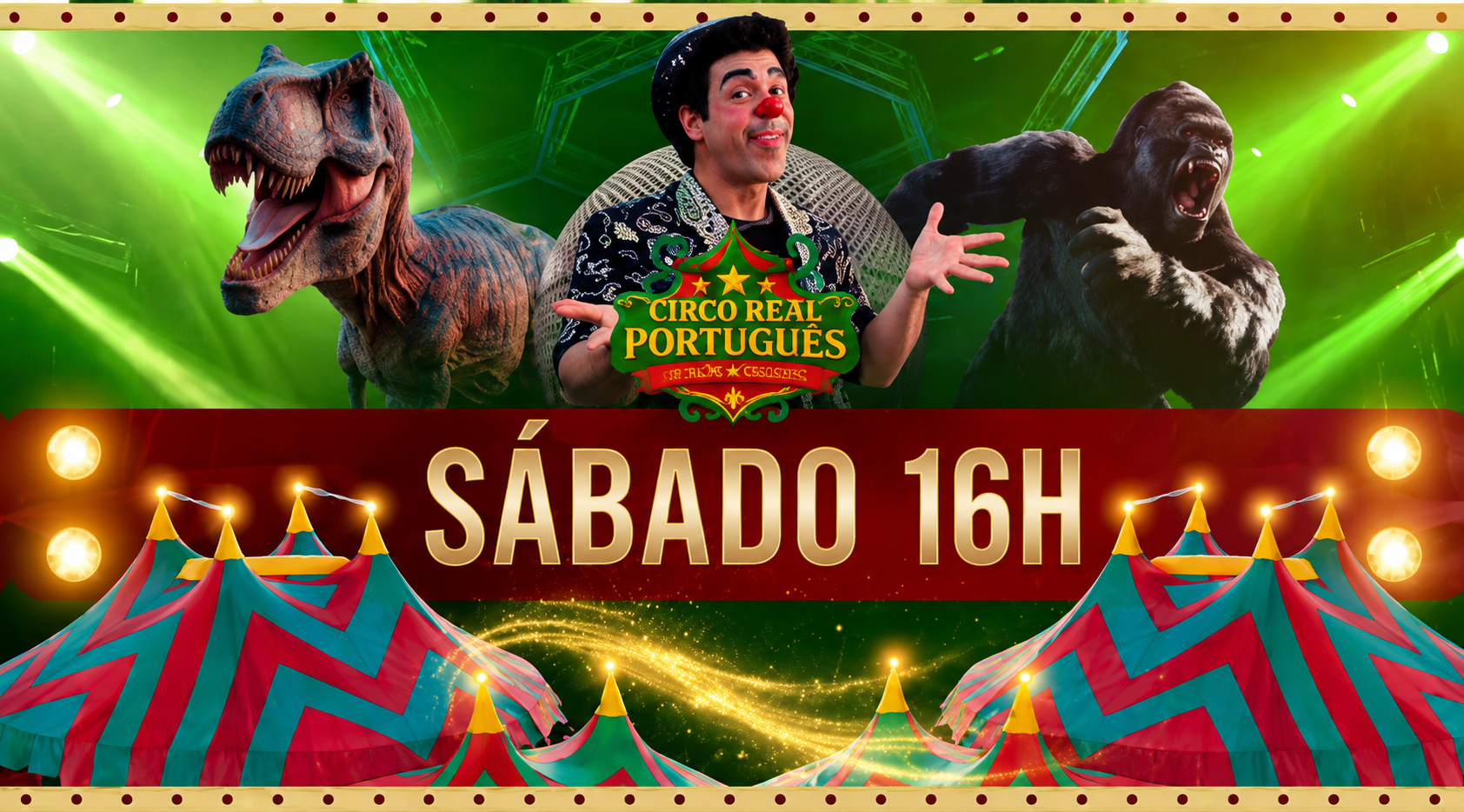 Circo Real Português| Temporada ÁGUAS CLARAS | SÁBADO 16H00